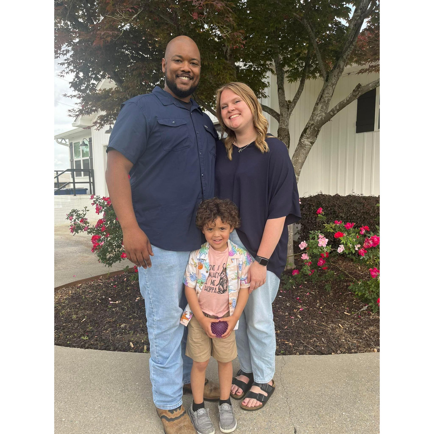 First Easter the three of us!