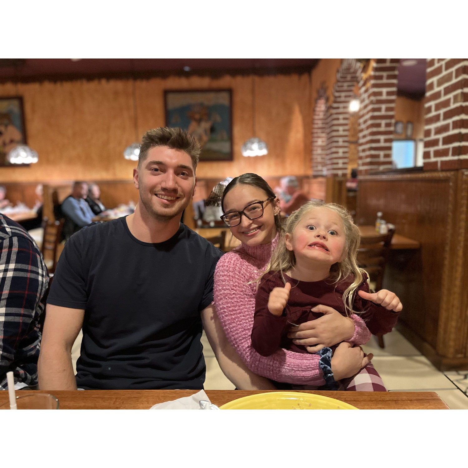At one of our favorite restaurants, Montezumas. Feat. Paisely