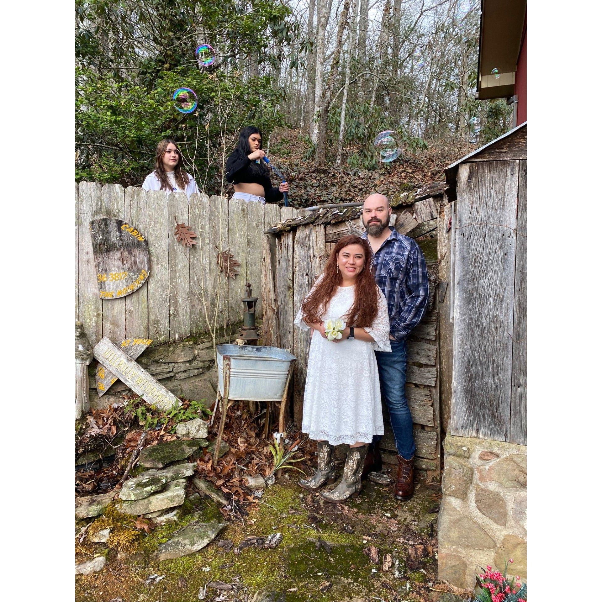 Civil Wedding Day with Eden and Lily. Gatlinburg, 22 January 2023