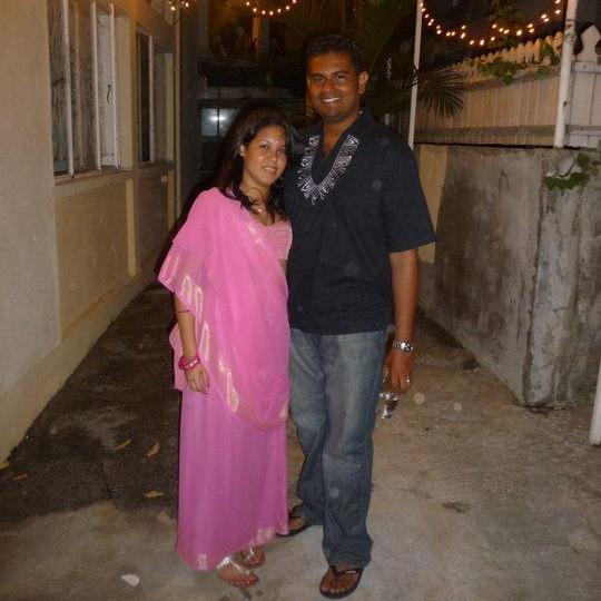 Our first Divali together