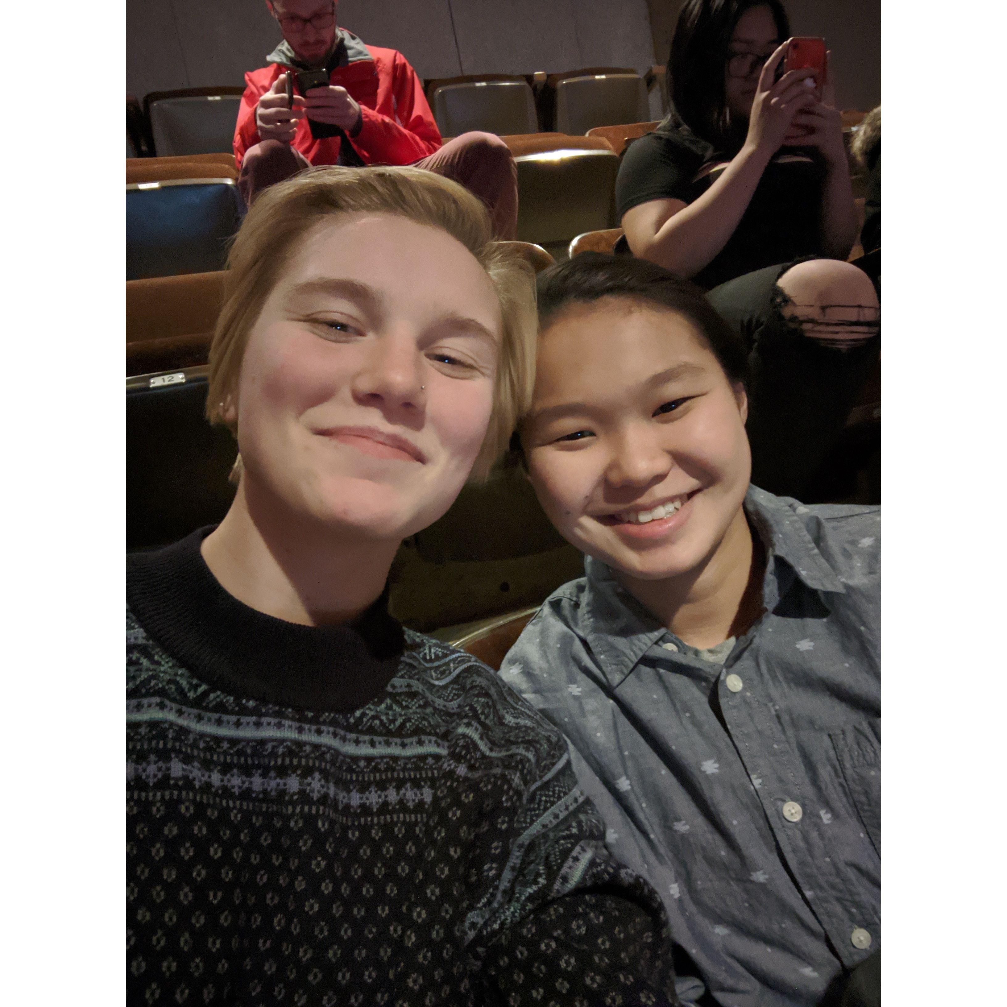 Our first Valentine's Day, attending the TEDxUM event in Ann Arbor.