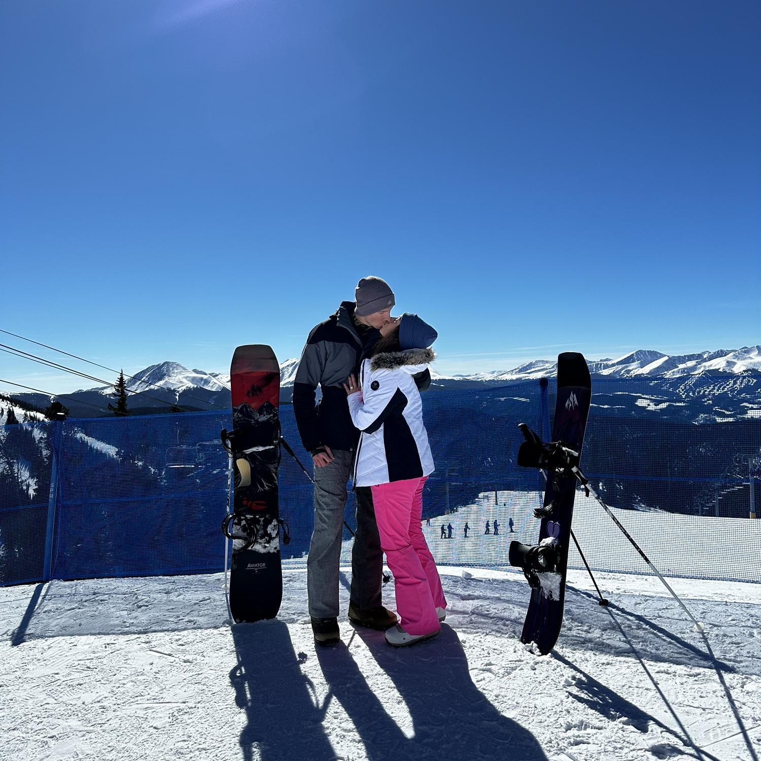 Wedding photos at the top of Keystone 🥰