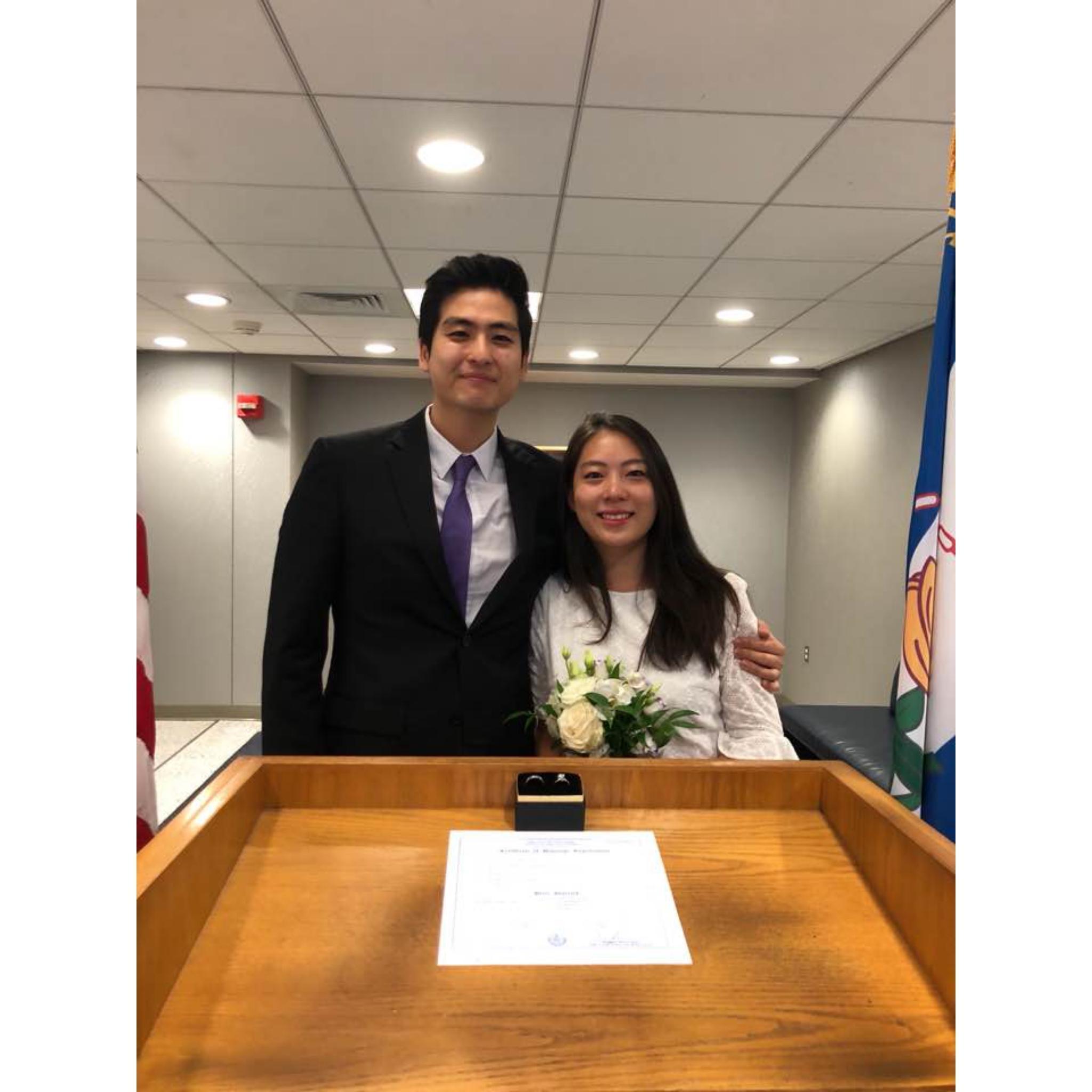 When we both said "I do" we couldn't be happier.