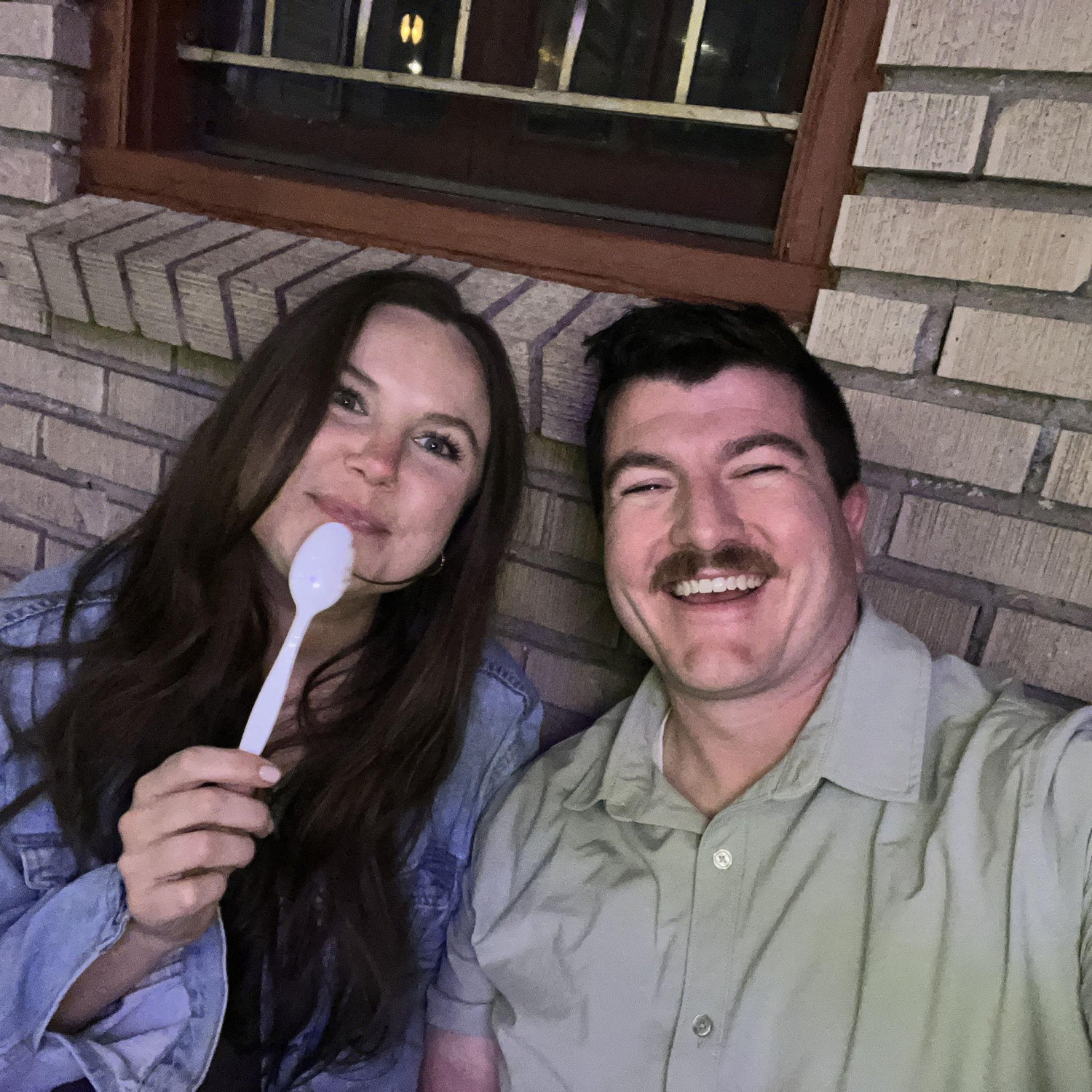 Celebrating 6 months with a nod to our first date - getting ice cream!