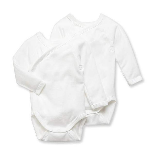Petit Bateau Newborn 2 Pack Bodysuits