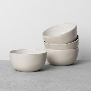 4pk Stoneware Mini Bowl Cream - Hearth & Hand™ with Magnolia