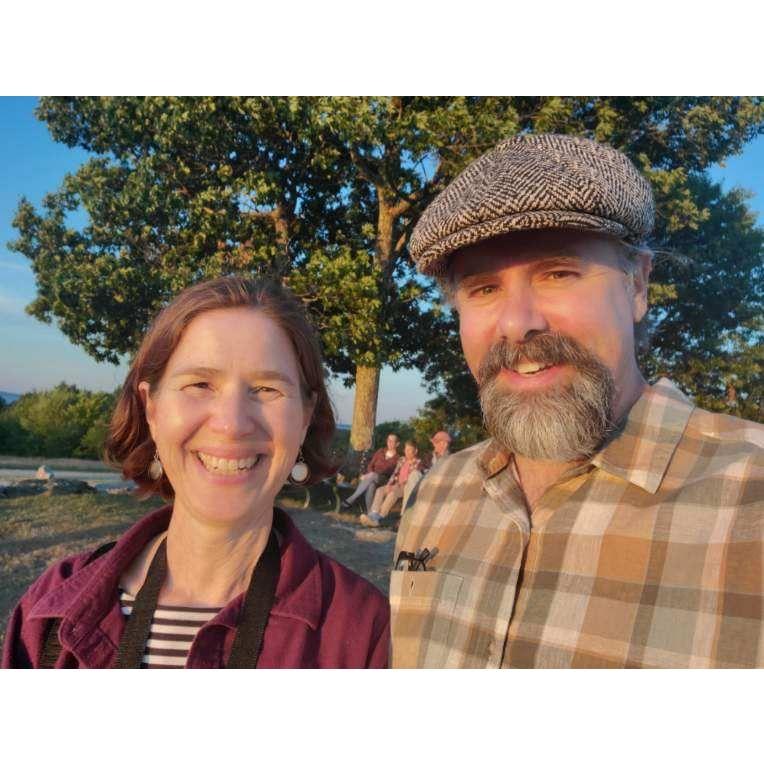 On top of Hacker's Hill on Quaker Ridge in Casco, Maine