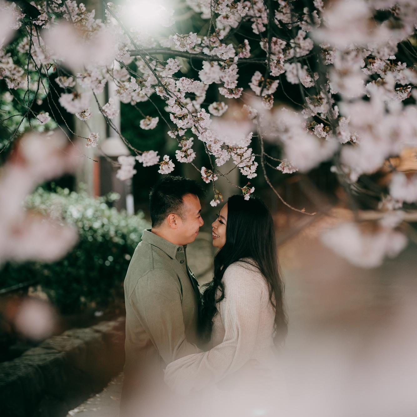 Cherry blossoms to wedding bells!