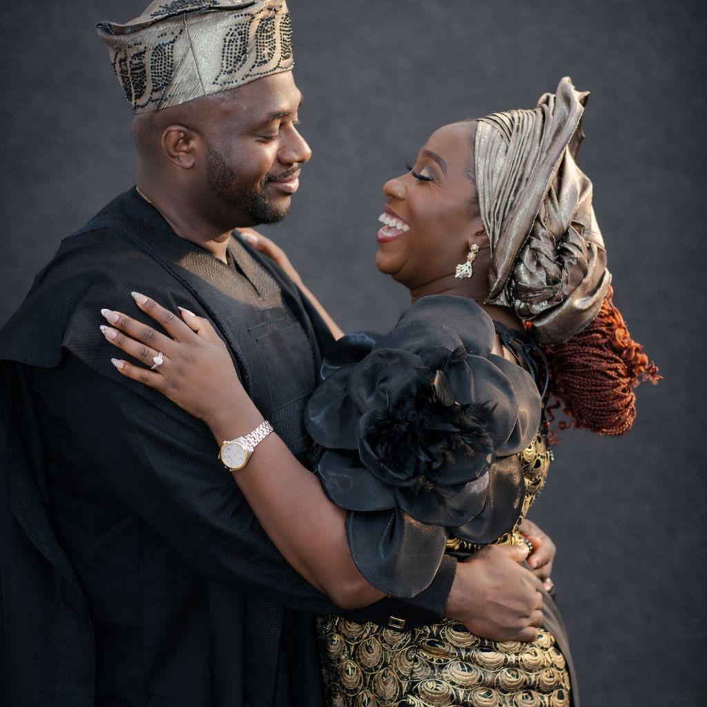 Loving every minute at the Introduction Party, Lagos, Nigeria.