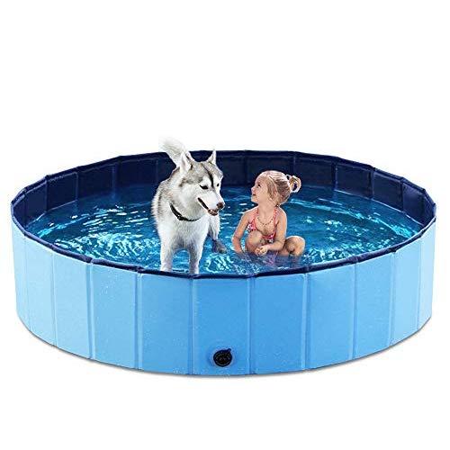 Jasonwell Foldable Dog Pet Bath Pool Collapsible Dog Pet Pool Bathing Tub Kiddie Pool for Dogs Cats and Kids