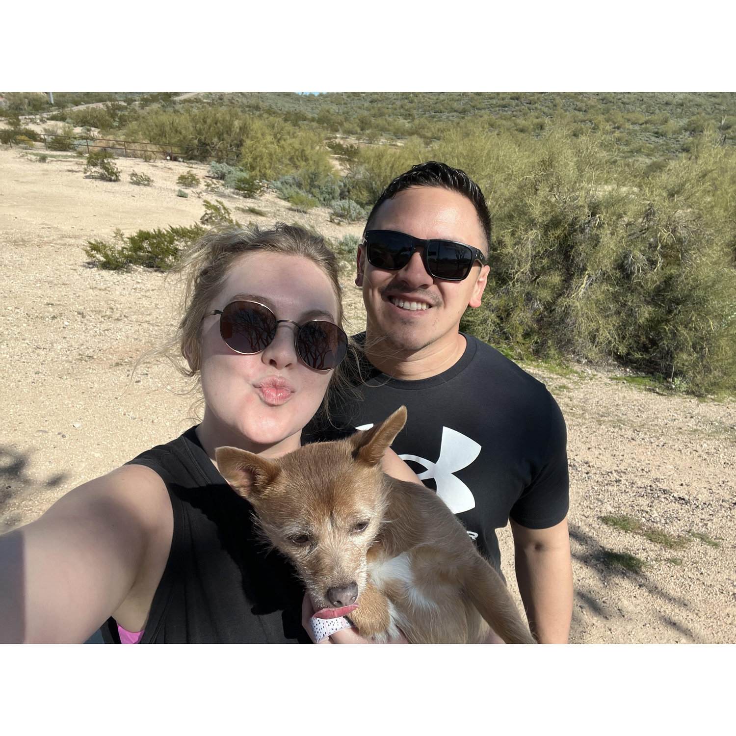 Hiking with Chonga!