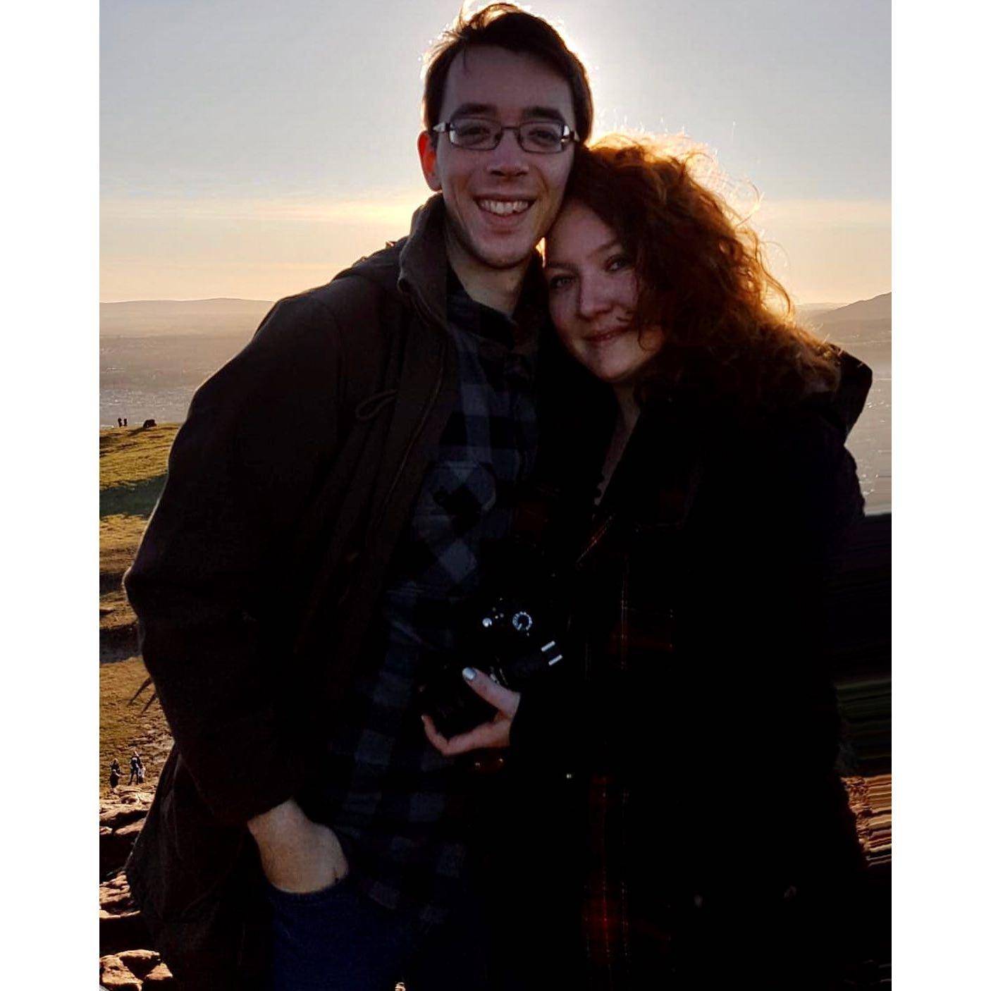 We rang in 2020 in Edinburgh. This was taken at the top of Arthur's Seat.