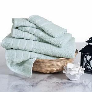6pc Combed Cotton Bath Towels Sets Seaspray - Yorkshire Home