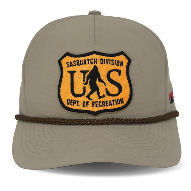 Paramount Outdoors Bigfoot Department of Recreation Hat Sashquatch Outdoor Forestry Agent Cap with Comfort Snapback
