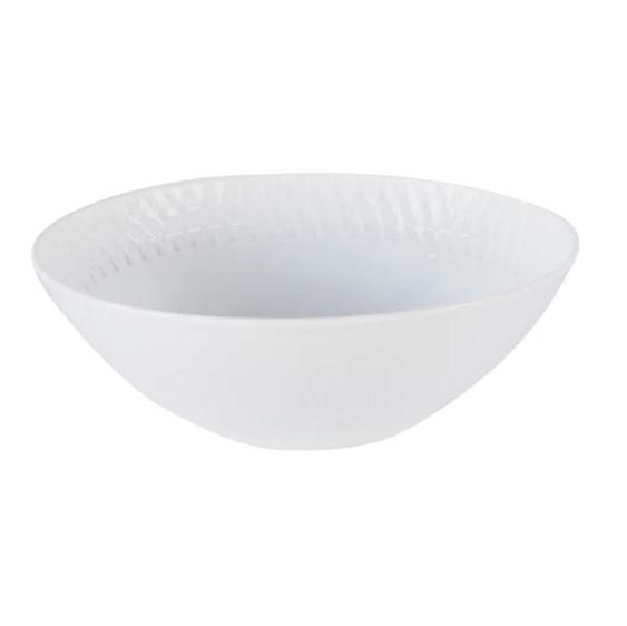 Twist White Dinnerware - Cereal Bowl
