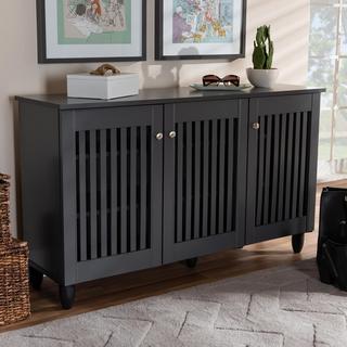Fernanda 3-Door Wooden Entryway Shoe Storage Cabinet