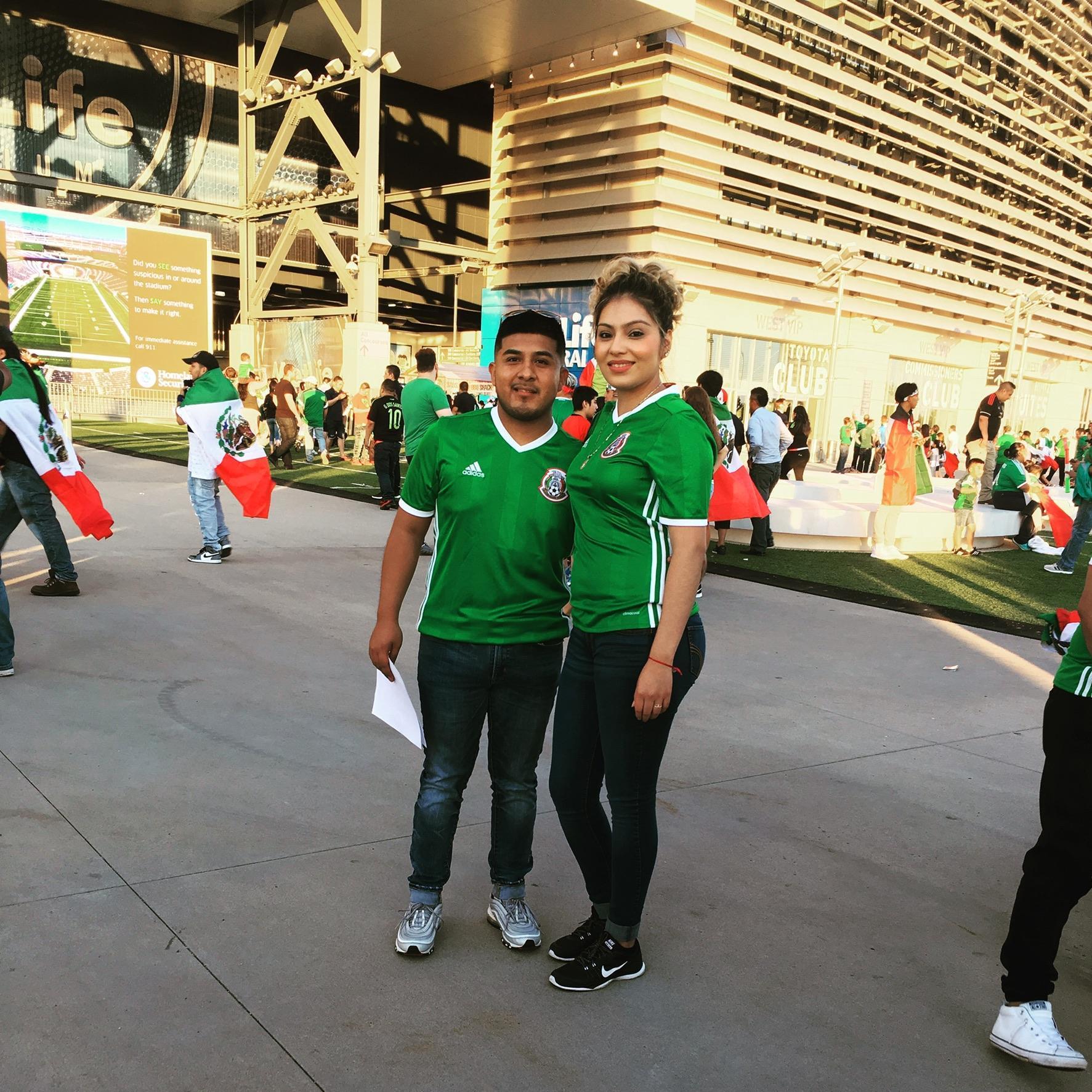 Mexico soccer game in New Jersey (June 2017).