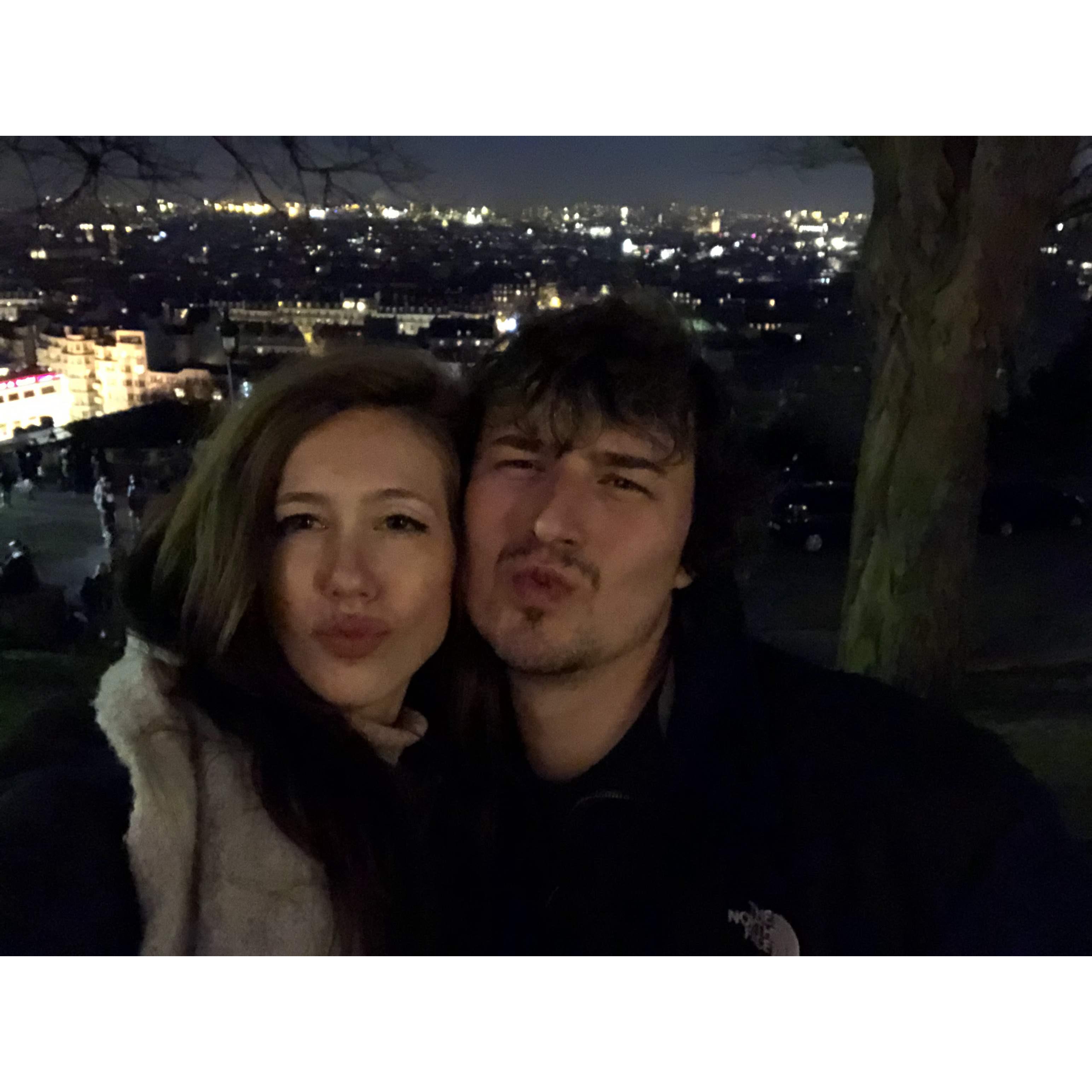 Paris night sky ~ 2019