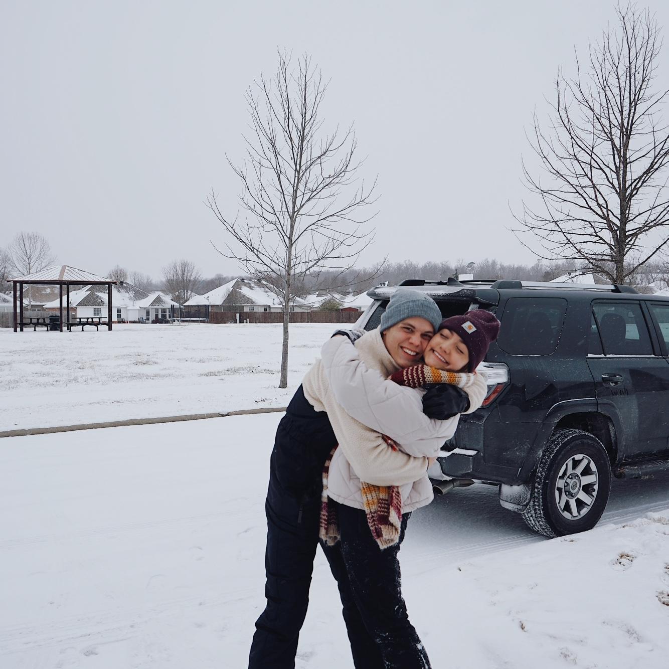 First Valentine’s Day and shortly after we made it official!