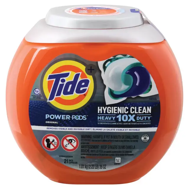 Tide® 21-Count Hygienic Clean Original Heavy Duty Detergent Power Pods
