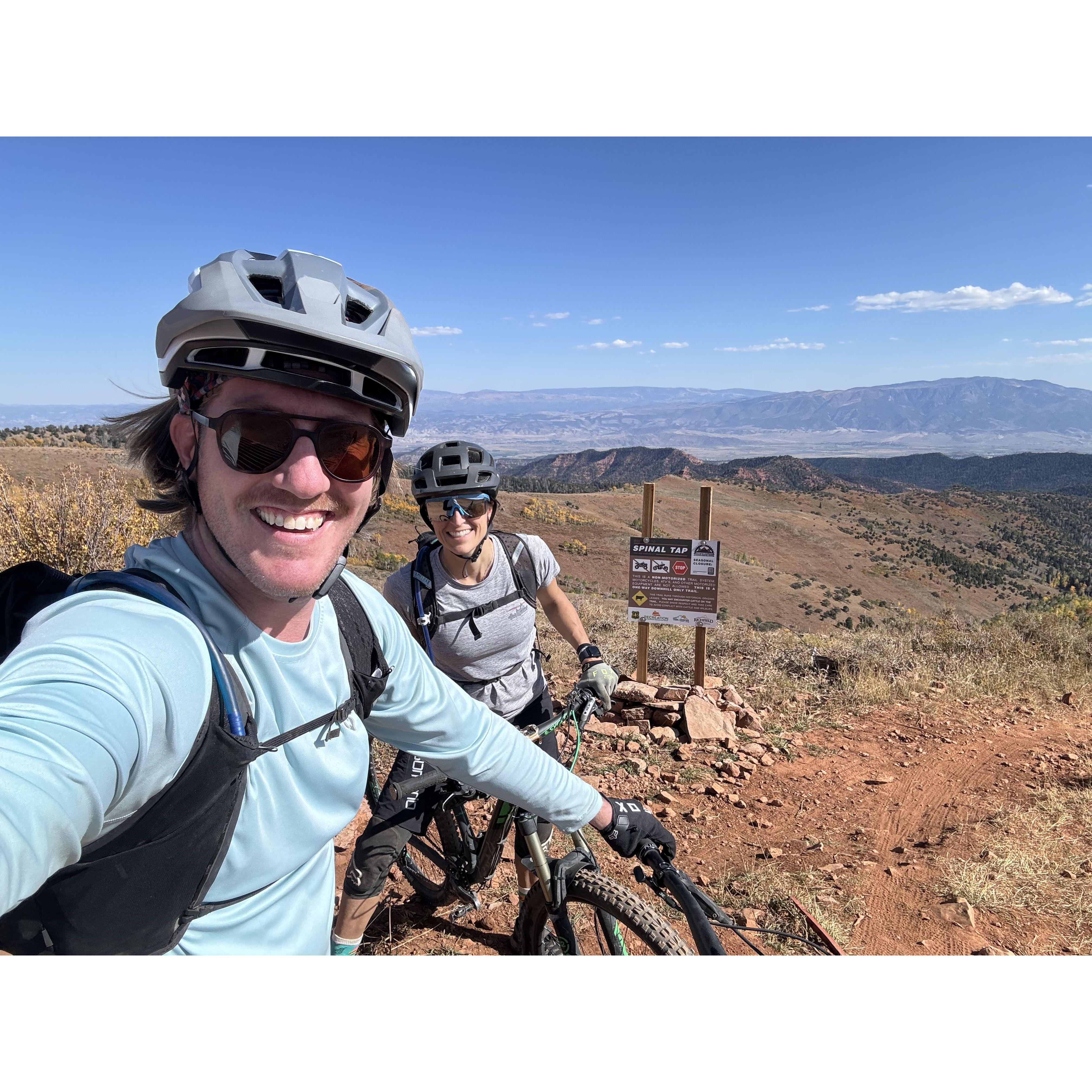 About to head down Spinal Tap.