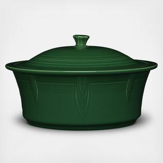 Large Round Covered Cassesrole