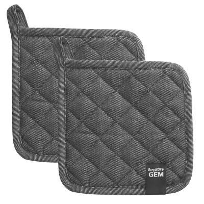 BergHOFF GEM 7.75" Cotton Potholder, Set of 2