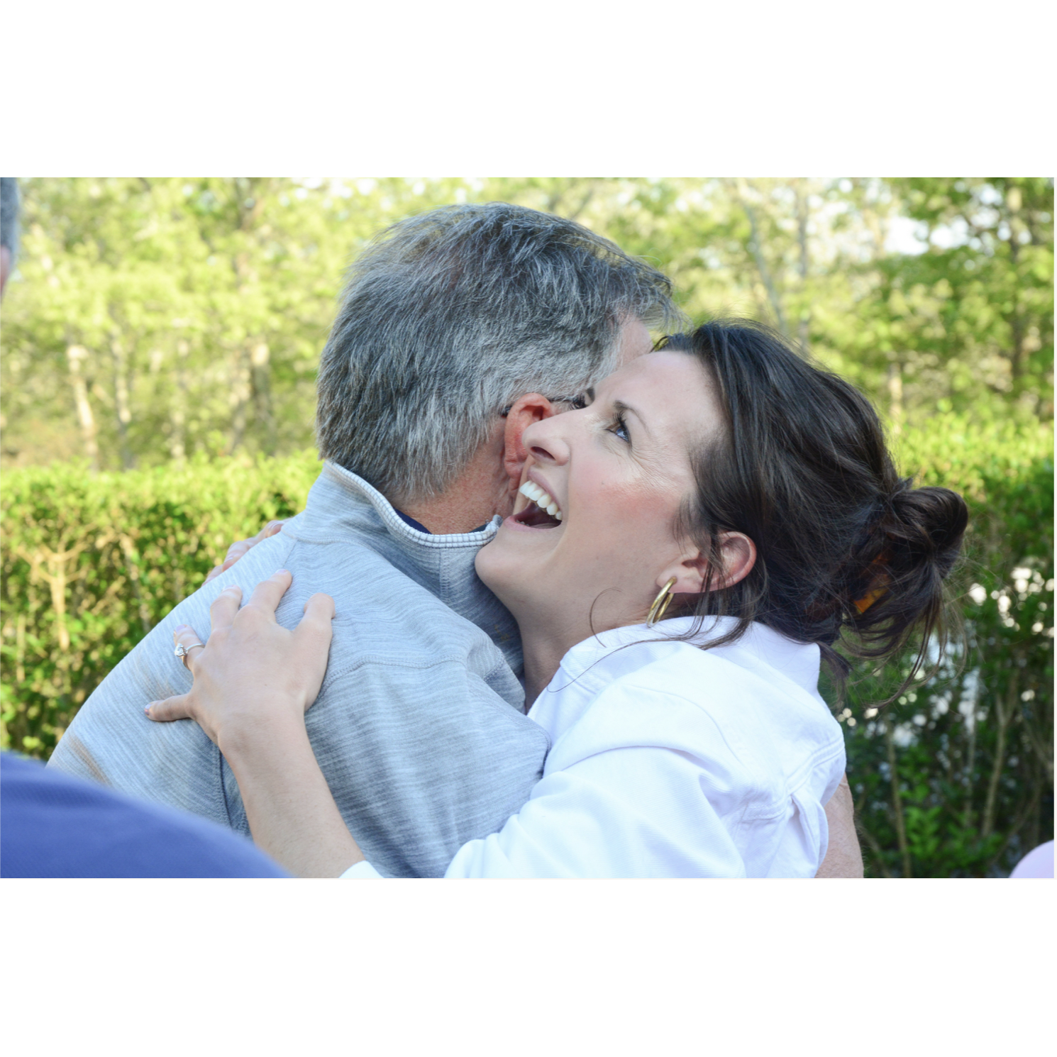 Nicole swooning over the fact that she is forever part of the Clifford/Colley clan!