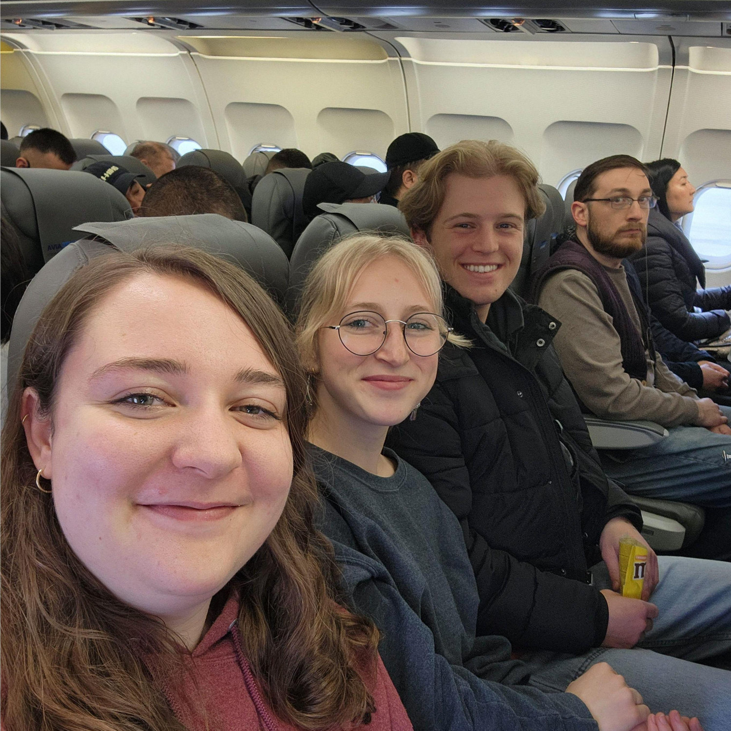 Our flight to Osh, Kyrgyzstan