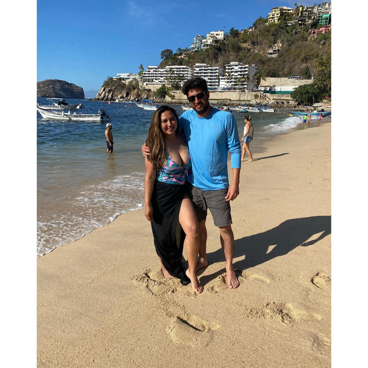 Our first real vacation. We may have missed our flight, but we regrouped and eventually made it to Puerto Vallarta.