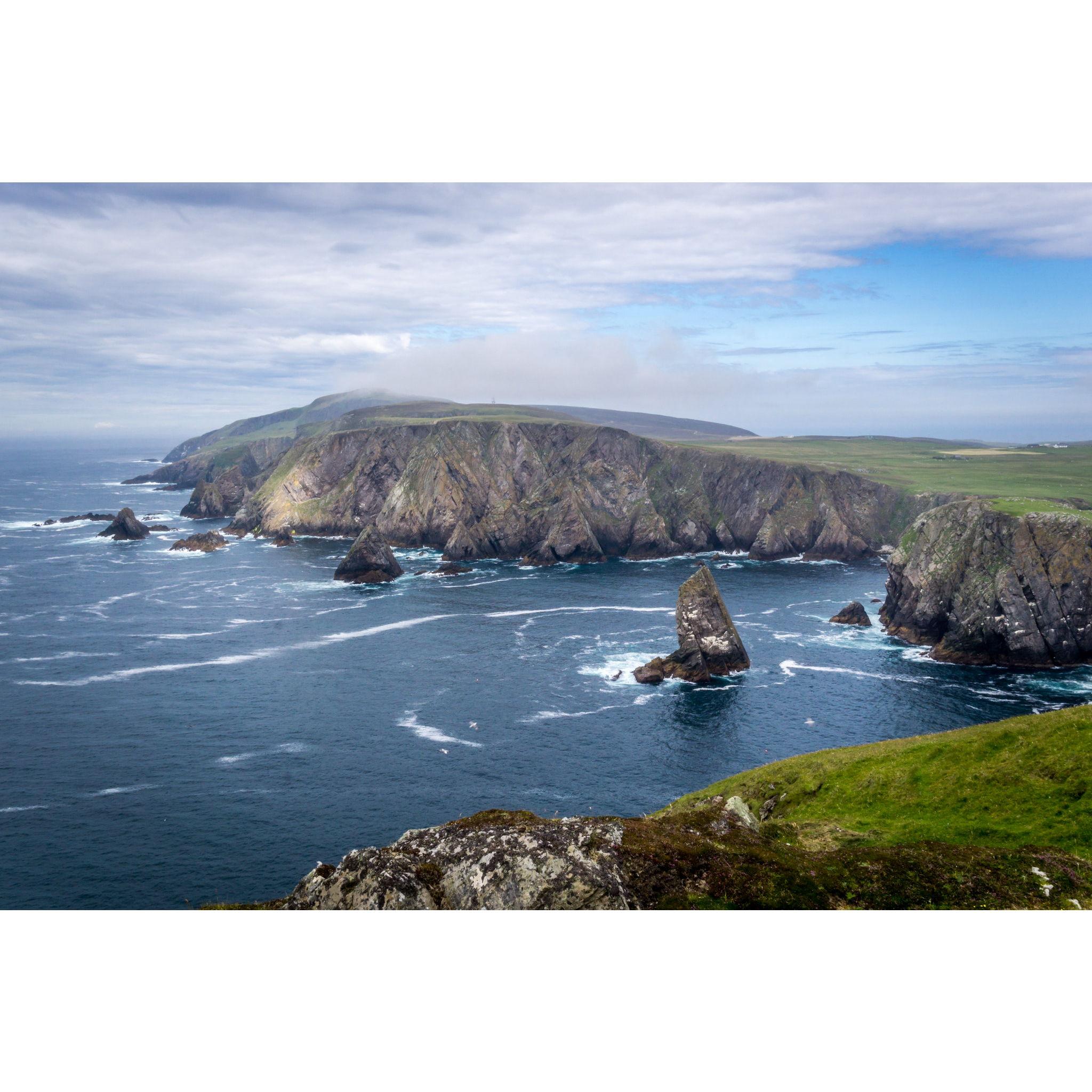 View of the West cliffs from the top of Malcolm's Head