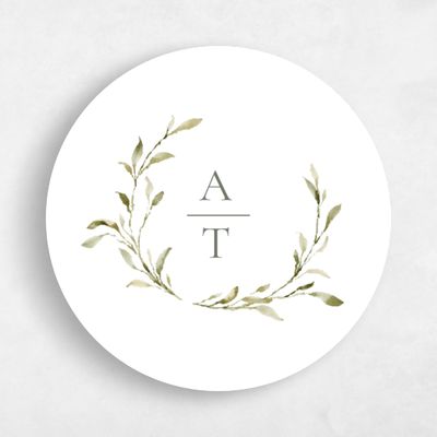 White Wedding Sticker - Somerset