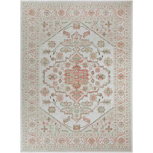7'x10' Tapestry Outdoor Rug Light Rose - Threshold™