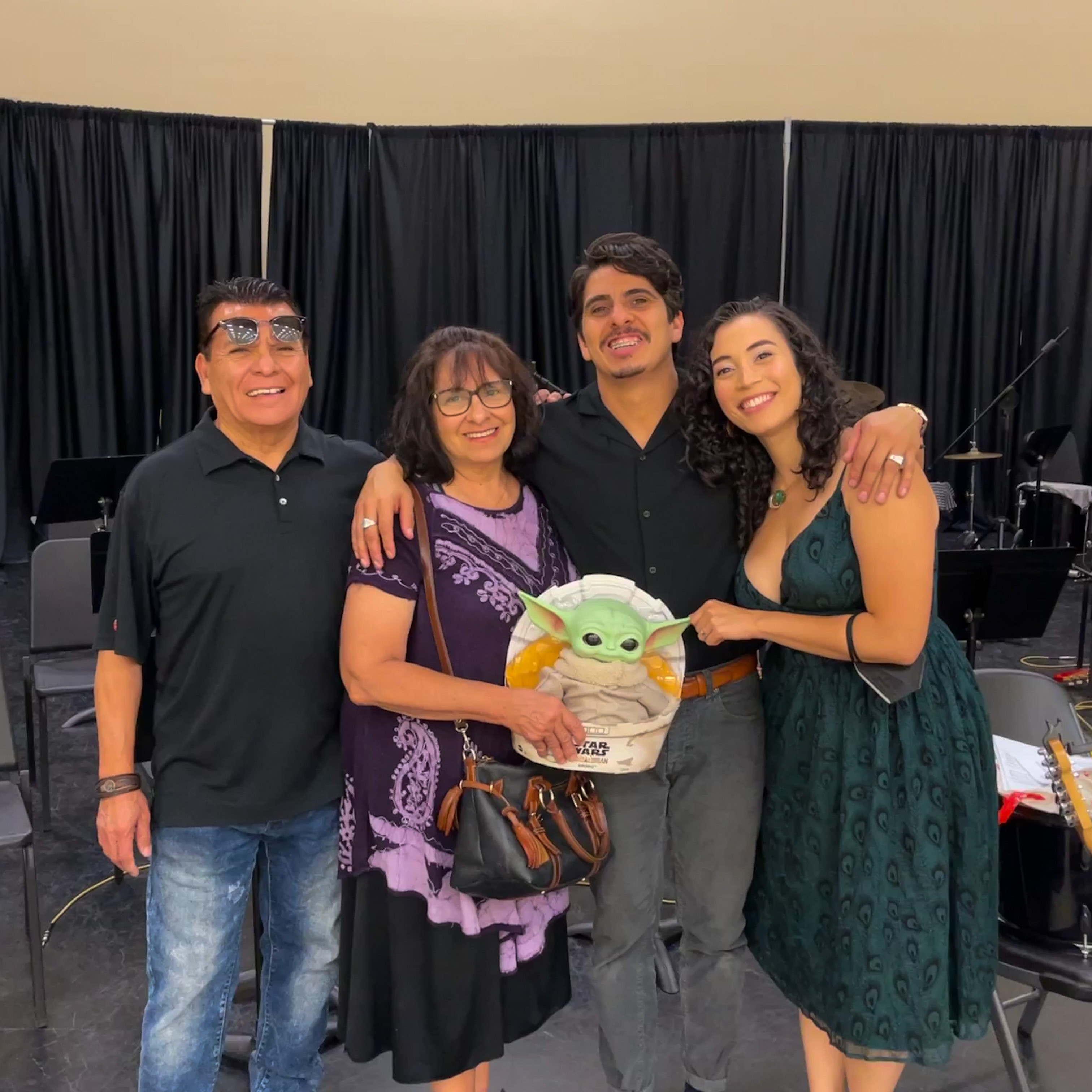 At Jared's school concert! 