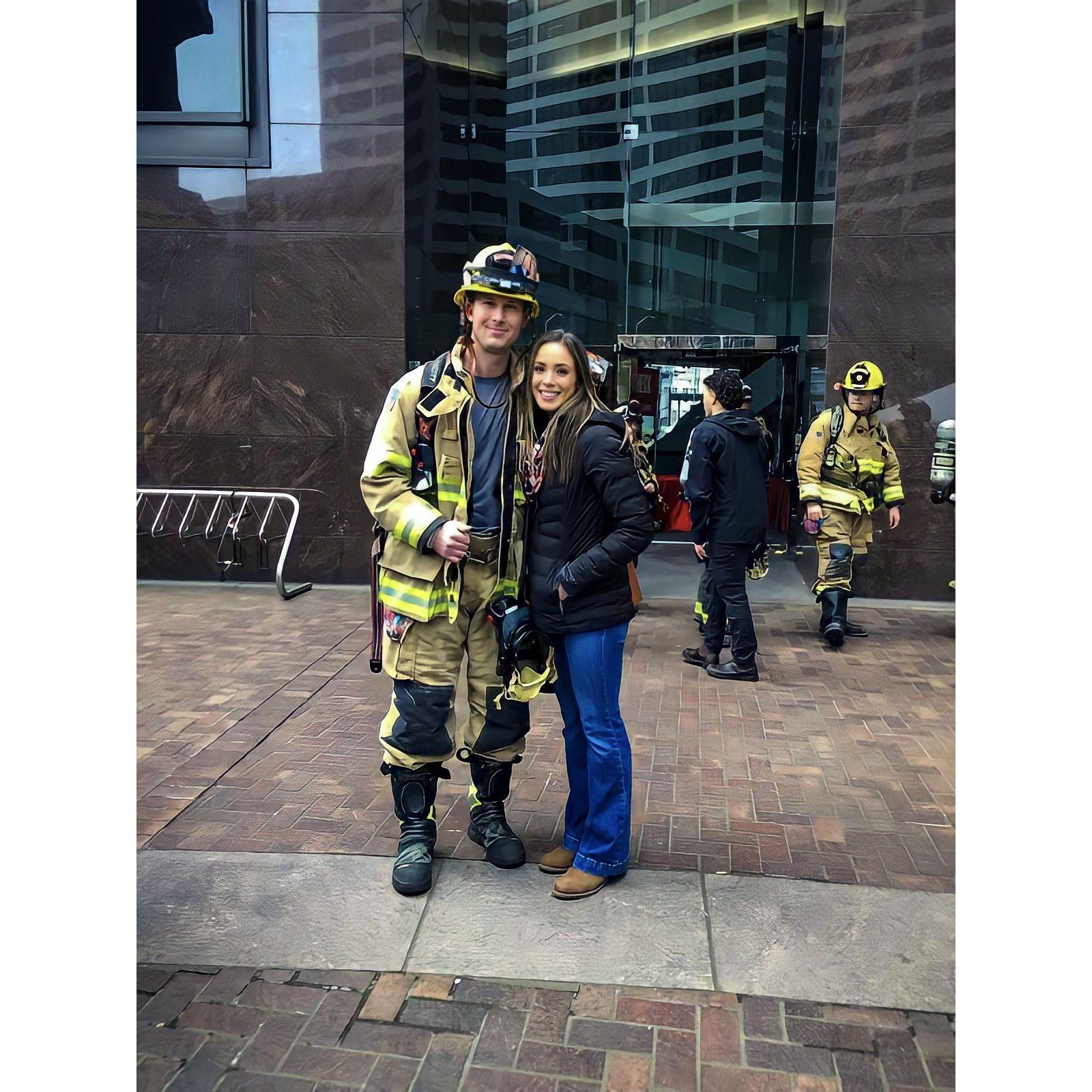Firefighter stairclimb