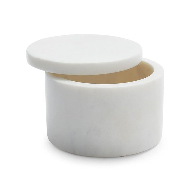 Sur La Table Marble Salt Keeper, White