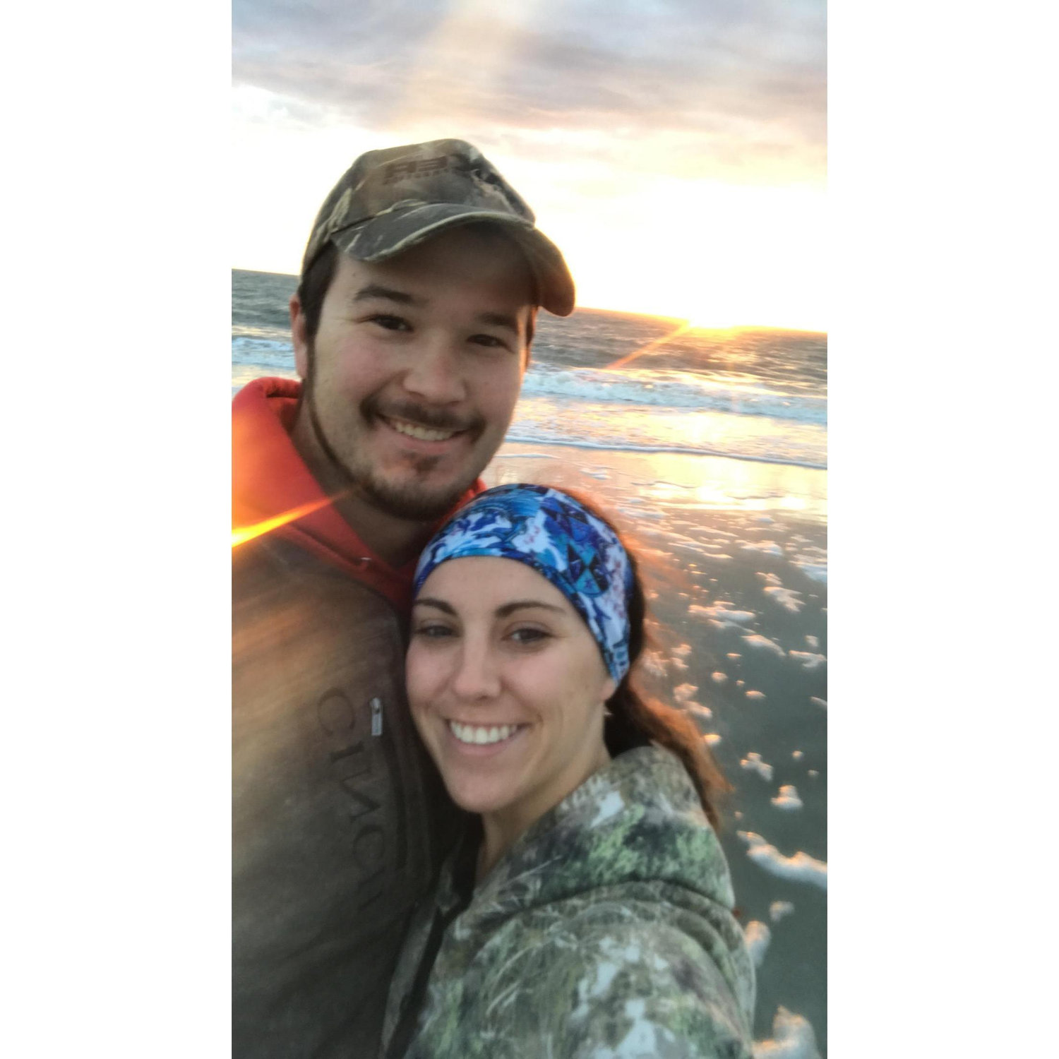 Salty Kisses and cold little fingers make early morning sunrises worth it.