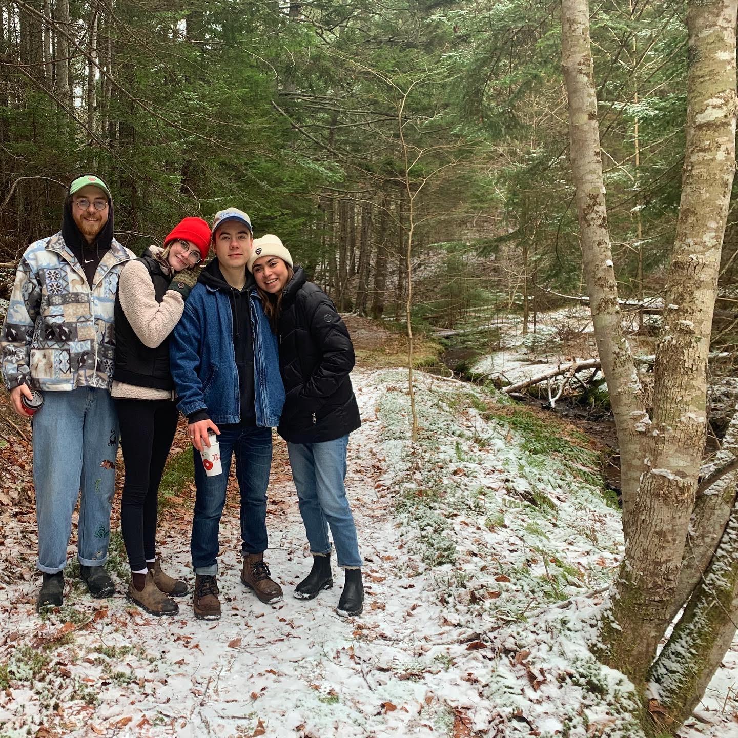 We love to walk and talk and walk and talk with our close friends, Keenan and Sadday. This walk was on new year's eve, 2021