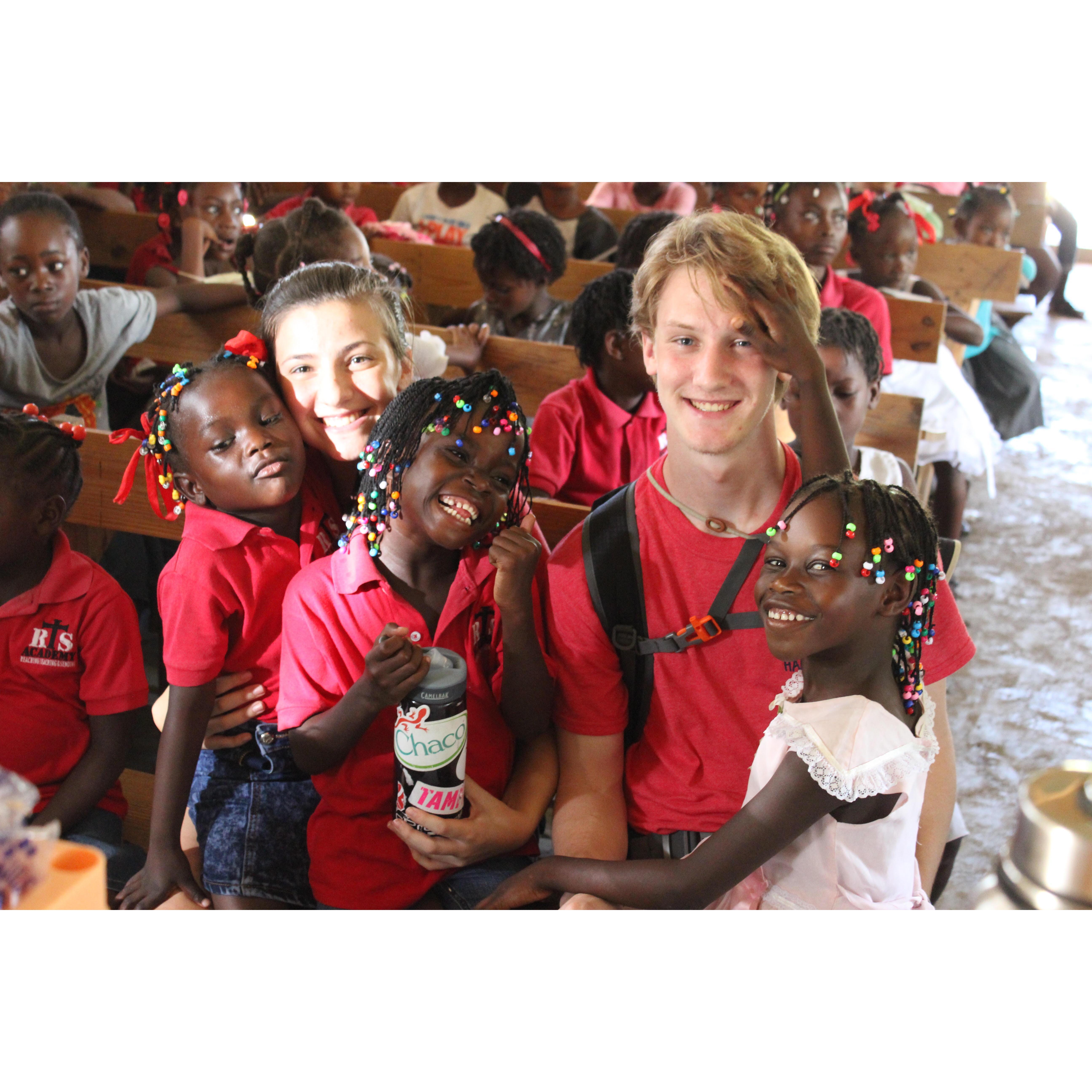 Our first time out of the country! We went to Haiti on a missions trip!