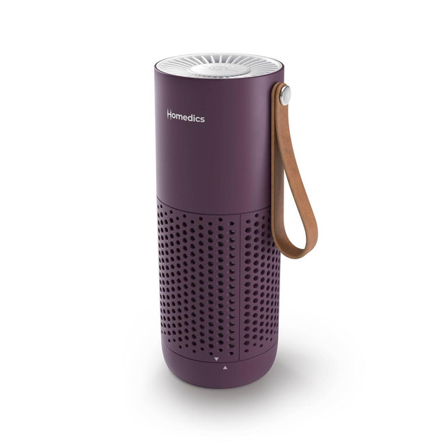 HoMedics Portable HEPA Air Purifier with Aromatherapy Purple