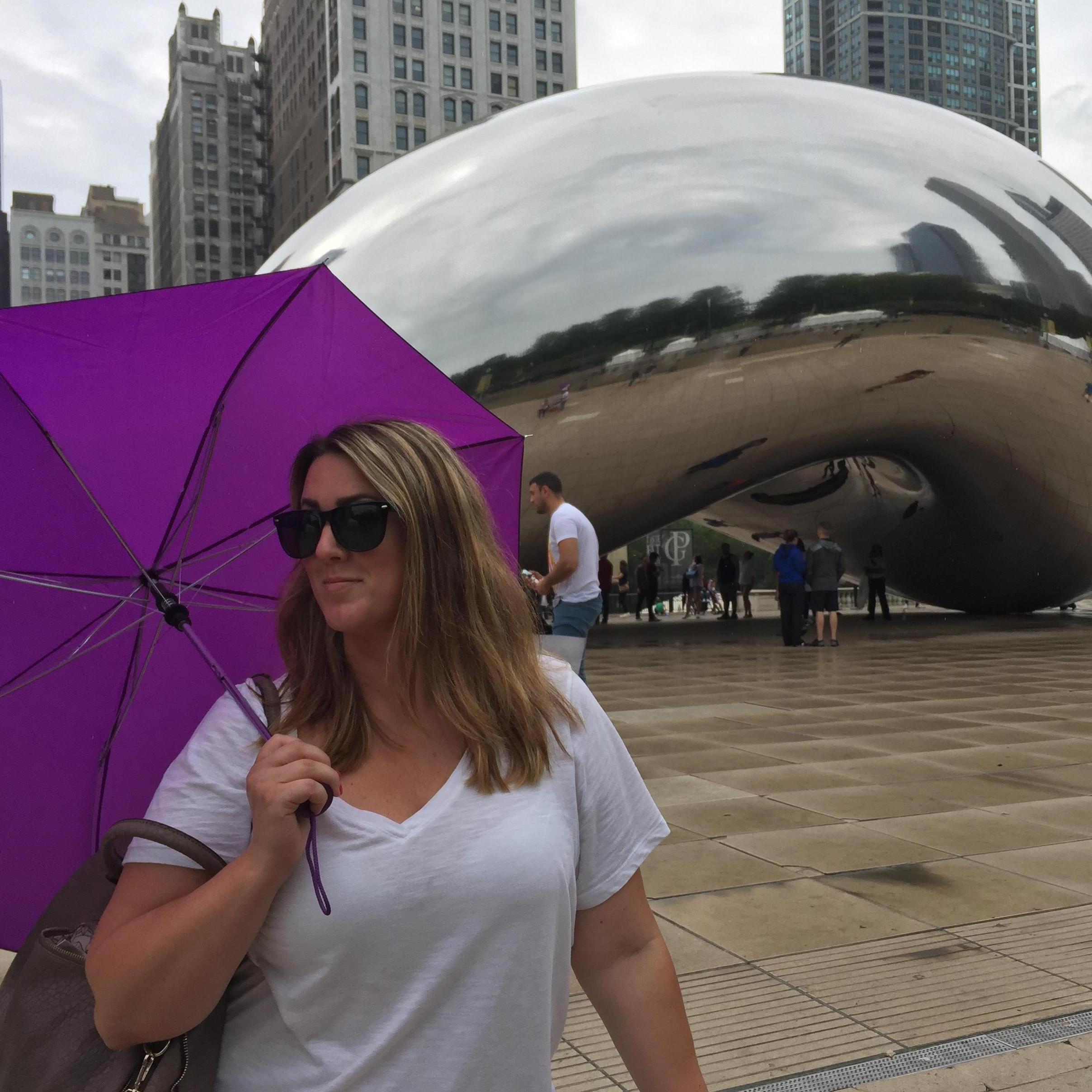 "The Bean" in Chicago, Aug. 2017.