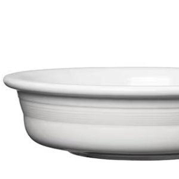 Classic Rim 10 1/2 Inch Extra Large Serving Bowl 80 OZ - White
