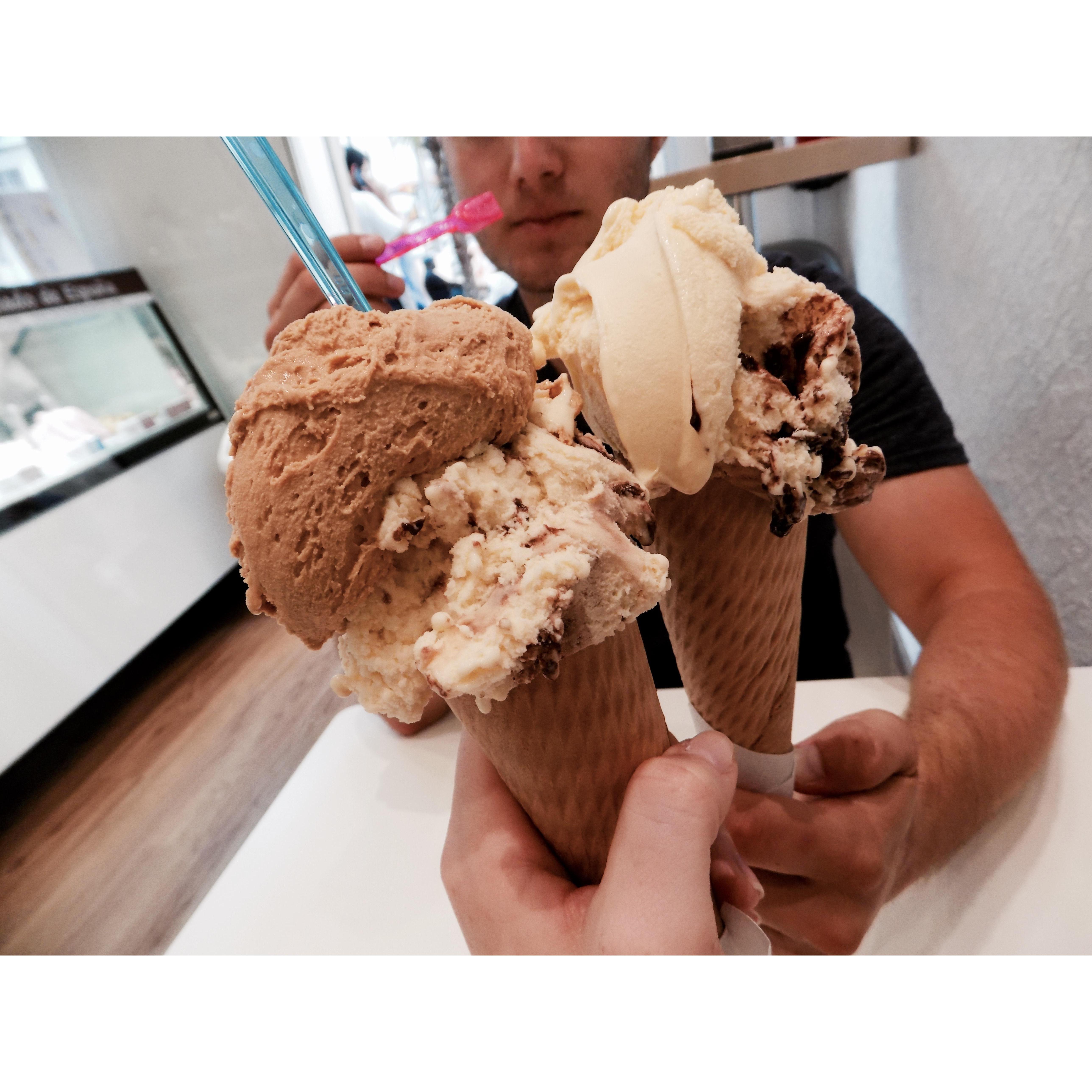 I love you more than ice cream.