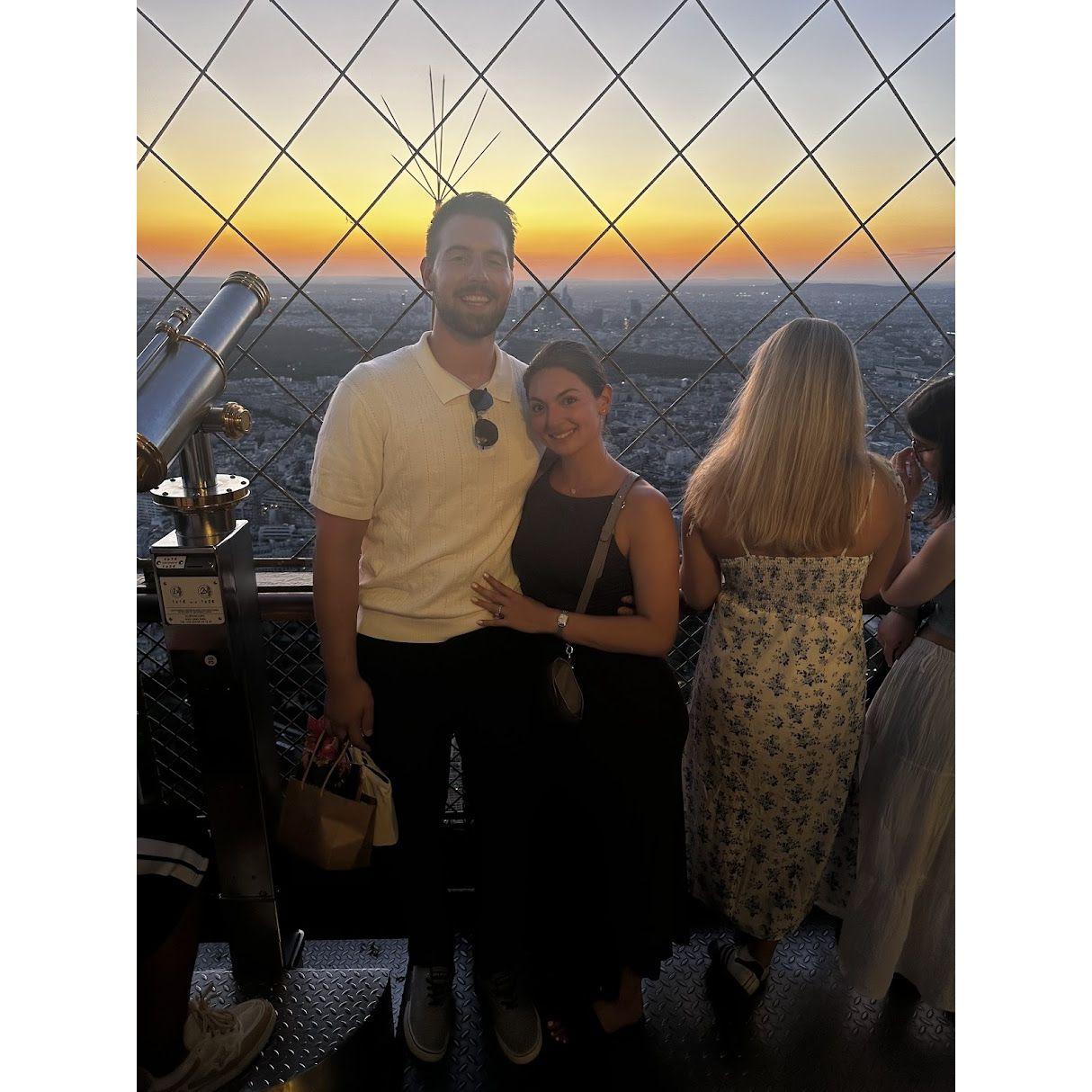 Climbed to the top of the Eiffel Tower (Paris, 2025)