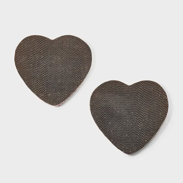 Hearts Cat Scratch Board - 2pk - 10" - Boots & Barkley™