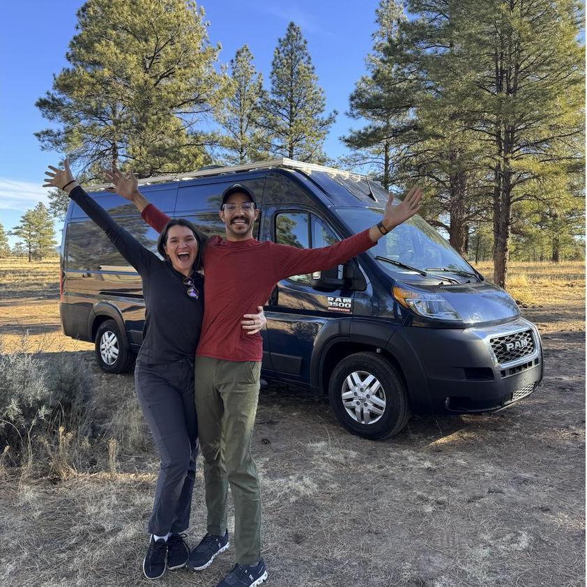A van trip in the mountains!