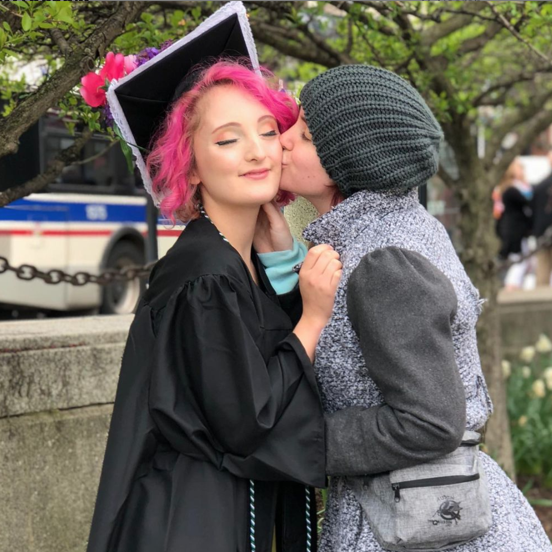 Kevin graduated and together, they moved back to Austin.