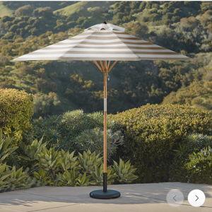 Maria Umbrella - Stripe Taupe