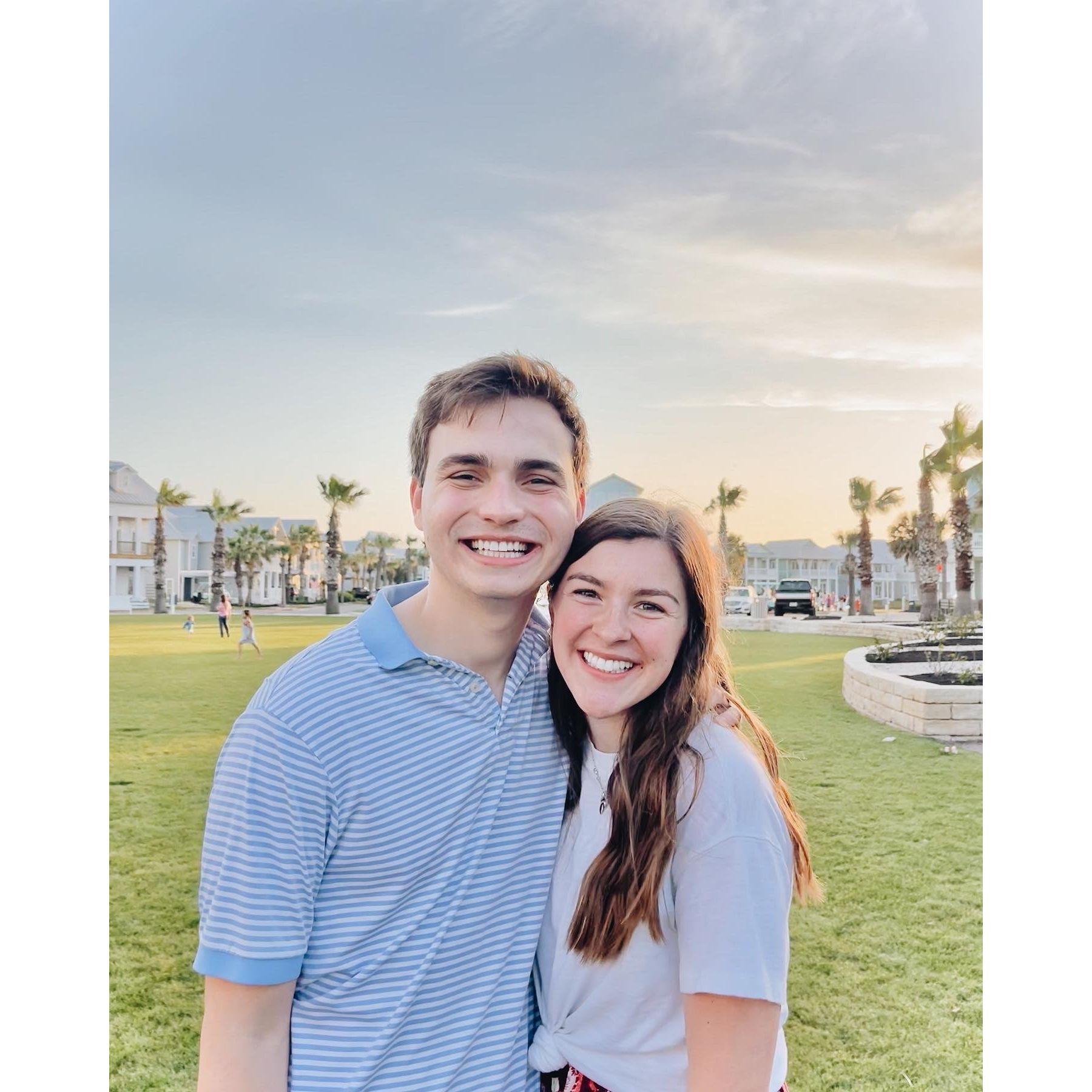 Our first time in Corpus together!