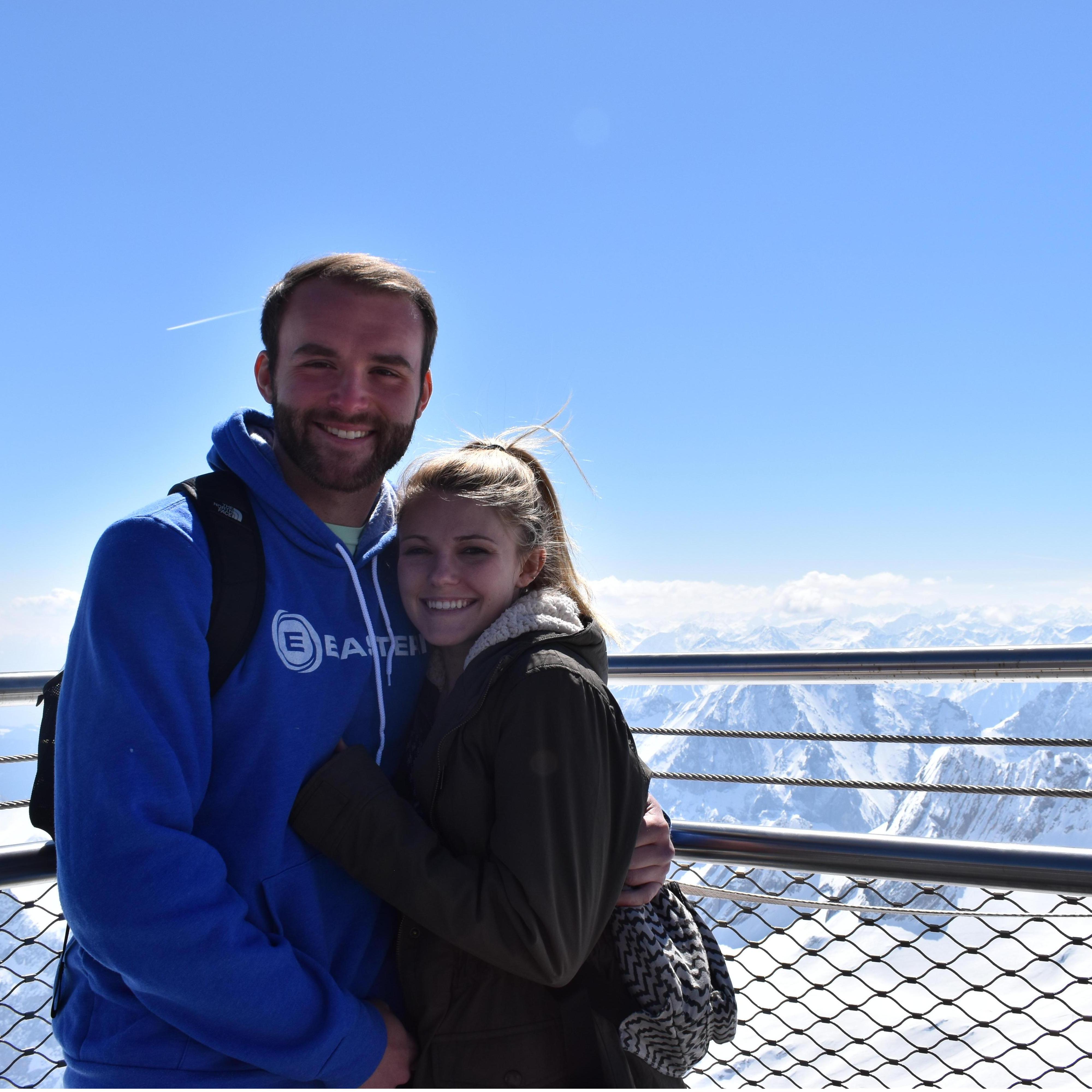 The Alps in Germany April 2019.